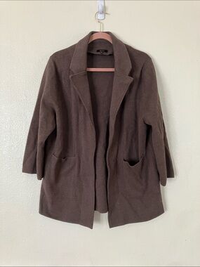 Quince 100% Organic Cotton Knit Blazer, XL